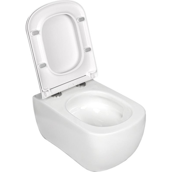 Унитаз подвесной безободковый AN Solana с крышкой микролифт (система смыва Торнадо) - фото, картинка 8 Унитаз подвесной безободковый AN Solana с крышкой микролифт (система смыва Торнадо) - фото 8