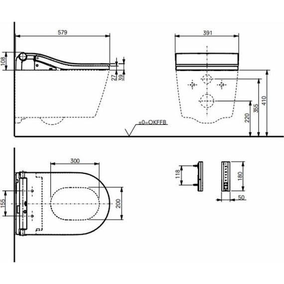 Унитаз подвесной безободковый Toto RP CW542ERY - фото 10