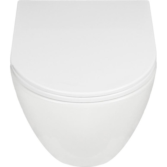 Унитаз подвесной безободковый AN Sky с крышкой микролифт (система смыва Торнадо) - фото, картинка 3 Унитаз подвесной безободковый AN Sky с крышкой микролифт (система смыва Торнадо) - фото 3