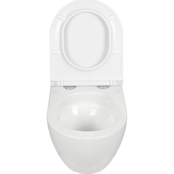 Унитаз подвесной безободковый AN Sky с крышкой микролифт (система смыва Торнадо) - фото, картинка 8 Унитаз подвесной безободковый AN Sky с крышкой микролифт (система смыва Торнадо) - фото 8