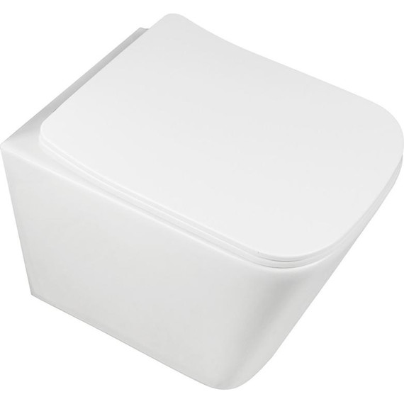 Унитаз подвесной безободковый AN Iron с крышкой микролифт - фото, картинка 2 Унитаз подвесной безободковый AN Iron с крышкой микролифт - фото 2