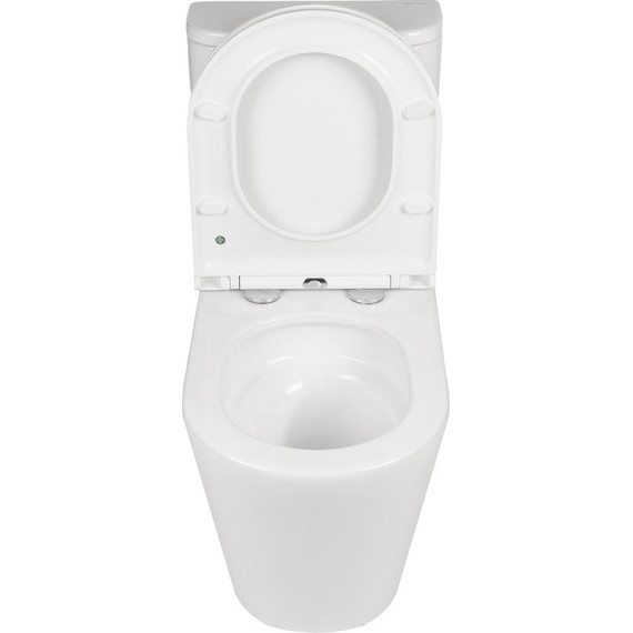 Унитаз-компакт безободковый AN Areta с крышкой микролифт (система смыва Торнадо) - фото, картинка 8 Унитаз-компакт безободковый AN Areta с крышкой микролифт (система смыва Торнадо) - фото 8