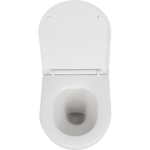 Инсталляция с подвесным безободковым унитазом AN Sky сиденье микролифт, крепление - фото 11