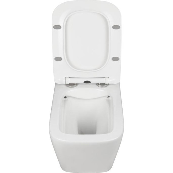 Инсталляция с подвесным безободковым унитазом AN Iron сиденье микролифт, крепление - фото 8