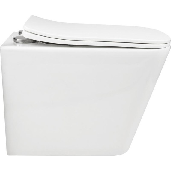 Унитаз подвесной безободковый AN Iron с крышкой микролифт - фото, картинка 3 Унитаз подвесной безободковый AN Iron с крышкой микролифт - фото 3