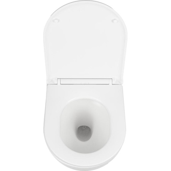 Унитаз подвесной безободковый AN Bloom с крышкой микролифт (система смыва Торнадо) - фото, картинка 12 Унитаз подвесной безободковый AN Bloom с крышкой микролифт (система смыва Торнадо) - фото 12