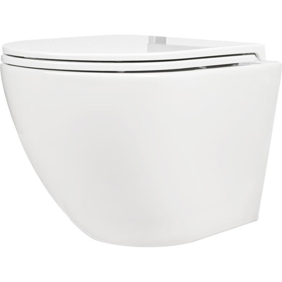 Унитаз подвесной безободковый AN Sky с крышкой микролифт (система смыва Торнадо) - фото, картинка 5 Унитаз подвесной безободковый AN Sky с крышкой микролифт (система смыва Торнадо) - фото 5