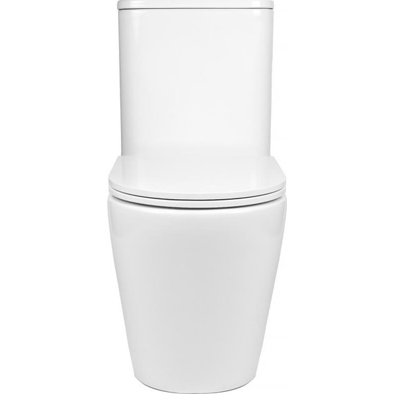 Унитаз-компакт безободковый AN Areta с крышкой микролифт (система смыва Торнадо) - фото, картинка 4 Унитаз-компакт безободковый AN Areta с крышкой микролифт (система смыва Торнадо) - фото 4