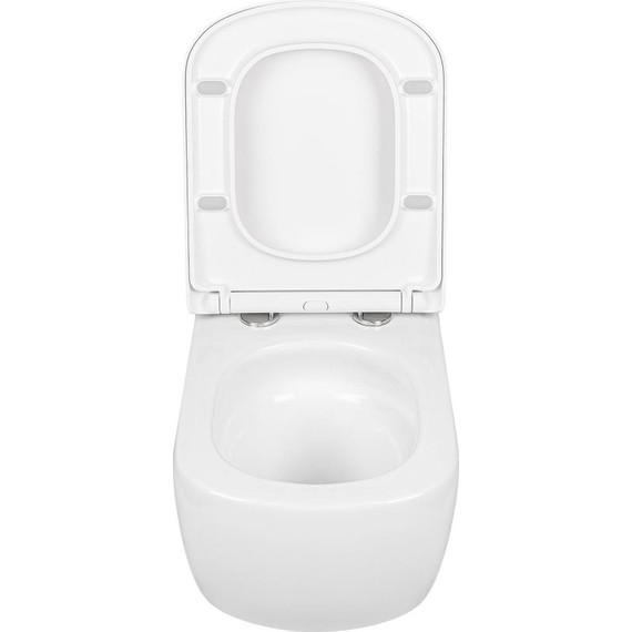 Унитаз подвесной безободковый AN Solana с крышкой микролифт (система смыва Торнадо) - фото, картинка 6 Унитаз подвесной безободковый AN Solana с крышкой микролифт (система смыва Торнадо) - фото 6