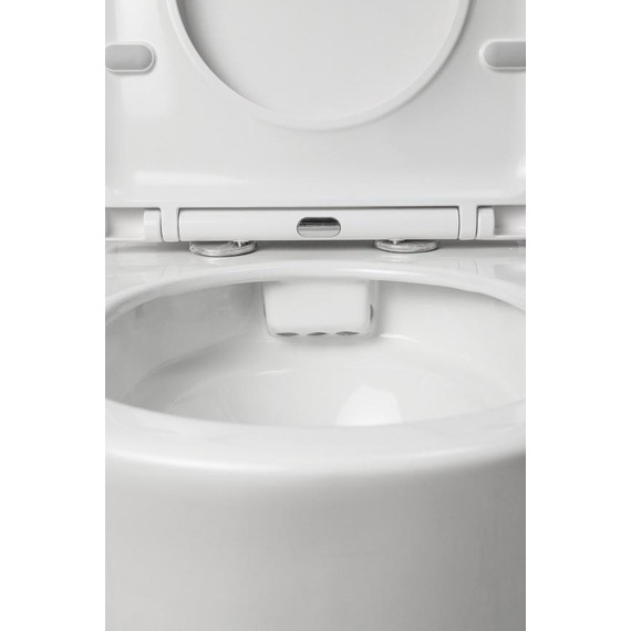 Унитаз-компакт безободковый AN Star с крышкой микролифт - фото, картинка 9 Унитаз-компакт безободковый AN Star с крышкой микролифт - фото 9