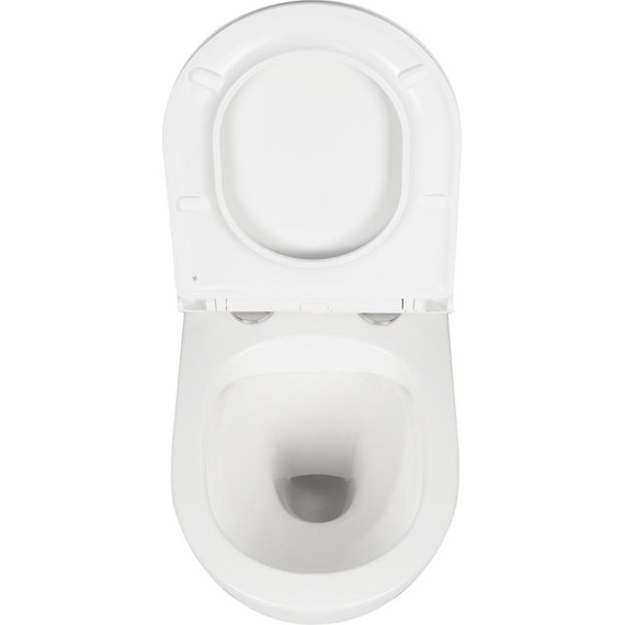 Унитаз подвесной безободковый AN Sky с крышкой микролифт - фото, картинка 9 Унитаз подвесной безободковый AN Sky с крышкой микролифт - фото 9