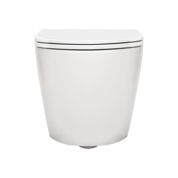 Инсталляция с подвесным безободковым унитазом AN Sky сиденье микролифт, крепление - фото 4