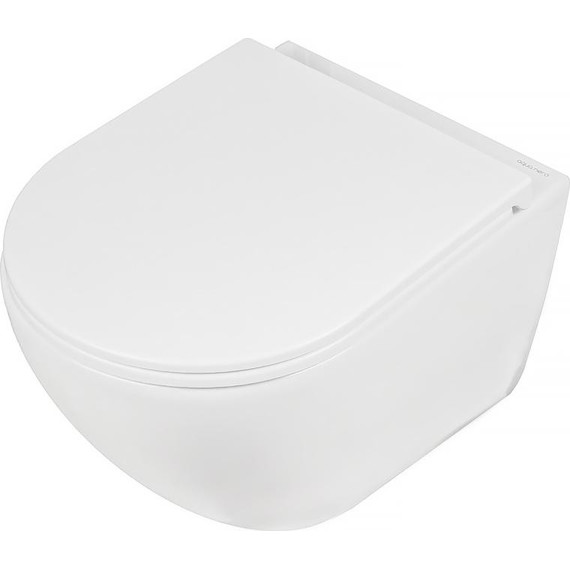 Унитаз подвесной безободковый AN Bloom с крышкой микролифт (система смыва Торнадо) - фото, картинка 2 Унитаз подвесной безободковый AN Bloom с крышкой микролифт (система смыва Торнадо) - фото 2