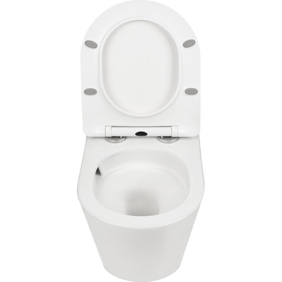 Унитаз подвесной безободковый AN Atria с крышкой микролифт (система смыва Торнадо) - фото, картинка 9 Унитаз подвесной безободковый AN Atria с крышкой микролифт (система смыва Торнадо) - фото 9