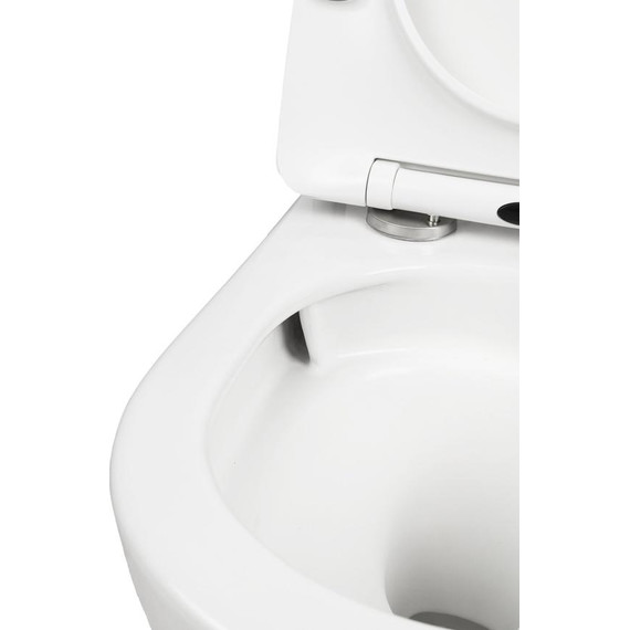 Унитаз подвесной безободковый AN Atria с крышкой микролифт (система смыва Торнадо) - фото, картинка 11 Унитаз подвесной безободковый AN Atria с крышкой микролифт (система смыва Торнадо) - фото 11