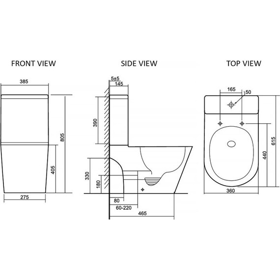 Унитаз-компакт безободковый AN Areta с крышкой микролифт (система смыва Торнадо) - фото, картинка 19 Унитаз-компакт безободковый AN Areta с крышкой микролифт (система смыва Торнадо) - фото 19