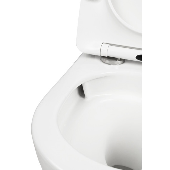 Инсталляция с подвесным безободковым унитазом AN Atria сиденье микролифт, крепление (система смыва Торнадо) - фото 12