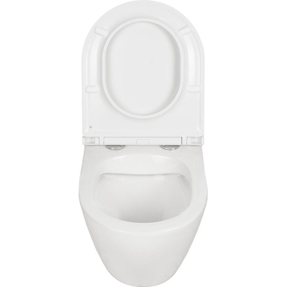 Унитаз подвесной безободковый AN Sky с крышкой микролифт - фото, картинка 11 Унитаз подвесной безободковый AN Sky с крышкой микролифт - фото 11