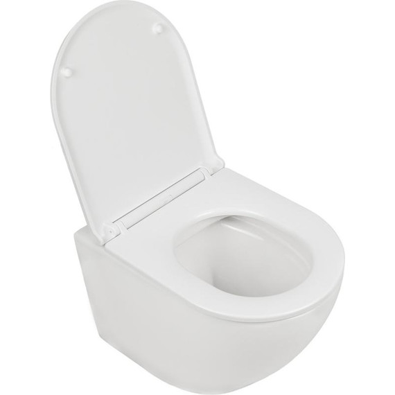 Унитаз подвесной безободковый AN Sky с крышкой микролифт - фото, картинка 8 Унитаз подвесной безободковый AN Sky с крышкой микролифт - фото 8