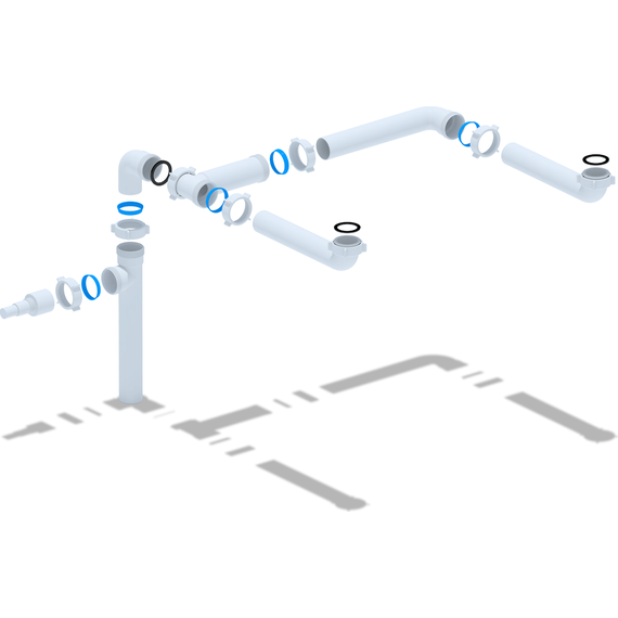 Сифон для умывальника Ани Пласт L0500 - фото, картинка 2 Сифон для умывальника Ани Пласт L0500 - фото 2