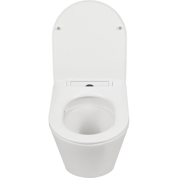 Унитаз подвесной безободковый AN Atria с крышкой микролифт (система смыва Торнадо) - фото, картинка 8 Унитаз подвесной безободковый AN Atria с крышкой микролифт (система смыва Торнадо) - фото 8