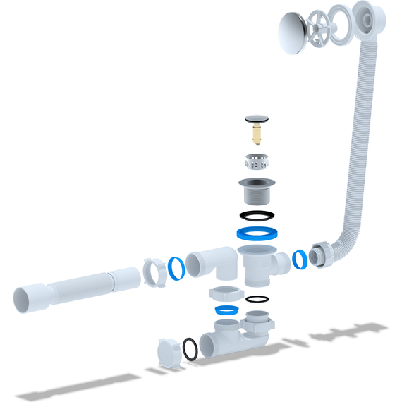 Сифон для ванны Ани Пласт EC255S - фото, картинка 2 Сифон для ванны Ани Пласт EC255S - фото 2