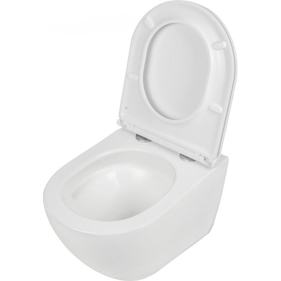 Унитаз подвесной безободковый AN Bloom с крышкой микролифт (система смыва Торнадо) - фото, картинка 14 Унитаз подвесной безободковый AN Bloom с крышкой микролифт (система смыва Торнадо) - фото 14