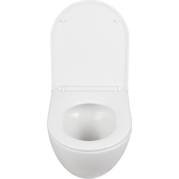 Инсталляция с подвесным безободковым унитазом AN Bloom сиденье микролифт, крепление (система смыва Торнадо) - фото 7