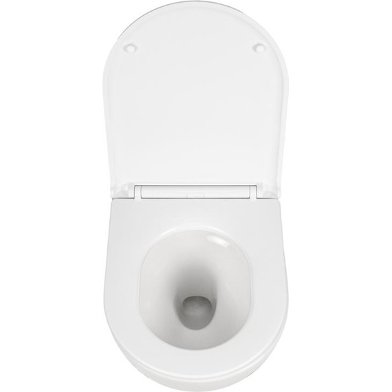 Инсталляция с подвесным безободковым унитазом AN Sky сиденье микролифт, крепление (система смыва Торнадо) - фото 10