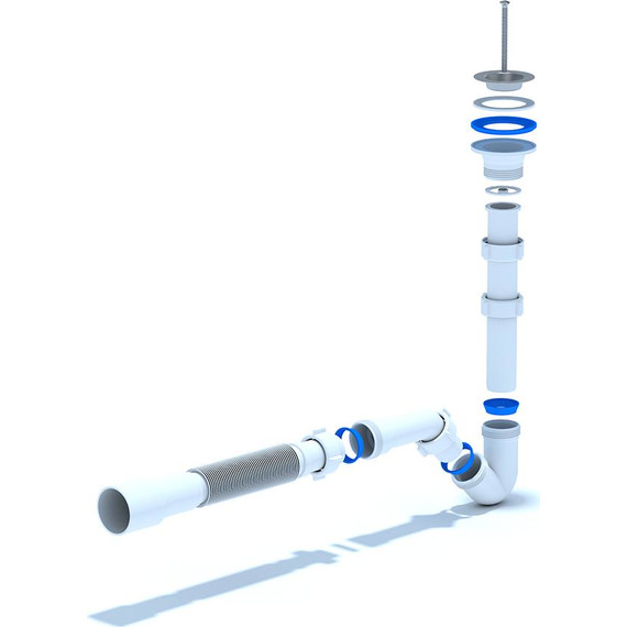 Сифон для биде Ани Пласт BD1016 - фото, картинка 2 Сифон для биде Ани Пласт BD1016 - фото 2