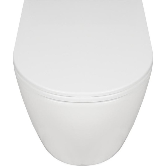 Унитаз подвесной безободковый AN Sky с крышкой микролифт - фото, картинка 4 Унитаз подвесной безободковый AN Sky с крышкой микролифт - фото 4