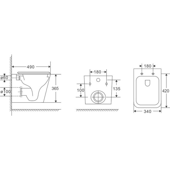 Унитаз подвесной безободковый AN Bitt с крышкой микролифт (система смыва Торнадо) - фото, картинка 18 Унитаз подвесной безободковый AN Bitt с крышкой микролифт (система смыва Торнадо) - фото 18
