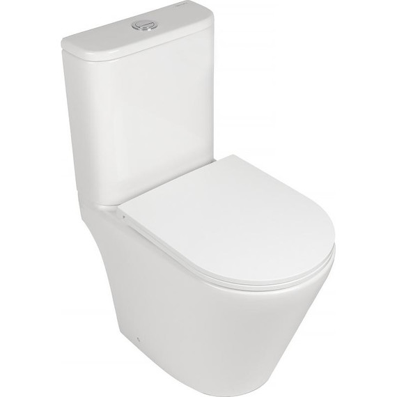 Унитаз-компакт безободковый AN Areta с крышкой микролифт (система смыва Торнадо) - фото, картинка 2 Унитаз-компакт безободковый AN Areta с крышкой микролифт (система смыва Торнадо) - фото 2