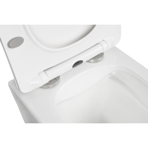 Унитаз подвесной безободковый AN Iron с крышкой микролифт - фото, картинка 9 Унитаз подвесной безободковый AN Iron с крышкой микролифт - фото 9