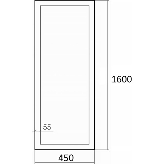 Зеркало для ванной комнаты AN Канкан 45 см - фото 10