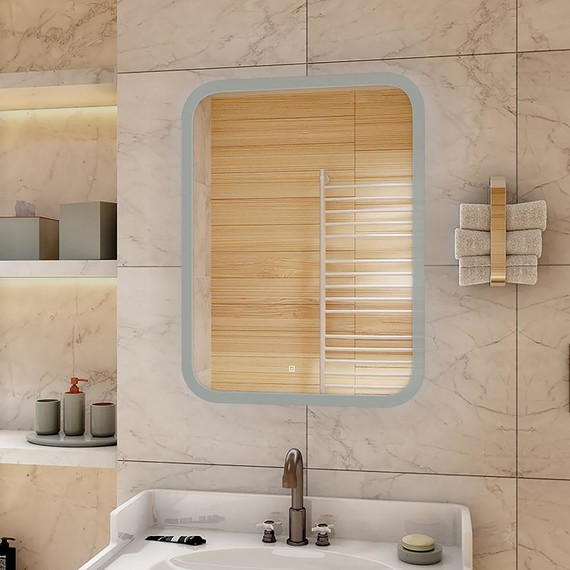 Зеркало для ванной комнаты AN Самба 70x90 см - фото 9