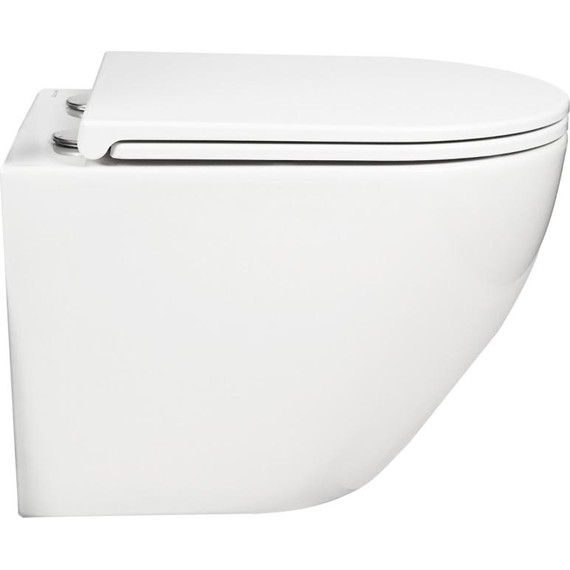 Унитаз подвесной безободковый AN Sky с крышкой микролифт (система смыва Торнадо) - фото, картинка 6 Унитаз подвесной безободковый AN Sky с крышкой микролифт (система смыва Торнадо) - фото 6