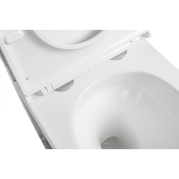 Унитаз подвесной безободковый AN Bloom с крышкой микролифт (система смыва Торнадо) - фото, картинка 9 Унитаз подвесной безободковый AN Bloom с крышкой микролифт (система смыва Торнадо) - фото 9