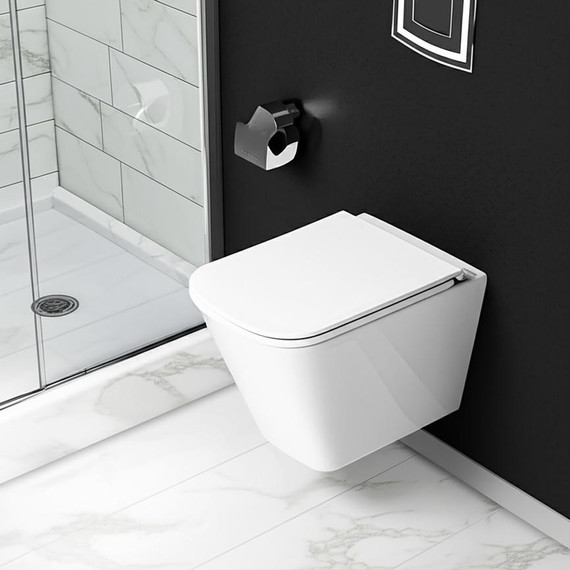 Унитаз подвесной безободковый AN Bitt с крышкой микролифт (система смыва Торнадо) - фото, картинка 17 Унитаз подвесной безободковый AN Bitt с крышкой микролифт (система смыва Торнадо) - фото 17