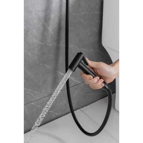 Набор для гигиенического душа Allen Brau Priority 5.31005-31 (со скрытой частью) чёрный матовый - фото 11