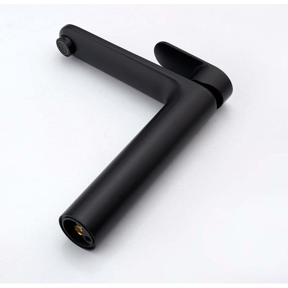 Смеситель для раковины высокий Aquatek Ника AQ1804MB, чёрный матовый - фото 4