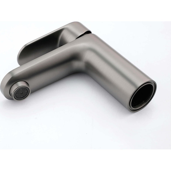 Смеситель для раковины Aquatek Ника AQ1810BGM, оружейная сталь - фото 3