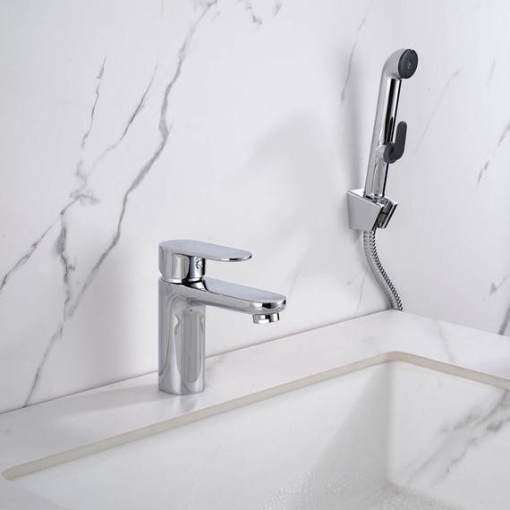 Смеситель для раковины с лейкой для биде Aquatek Ника AQ1812CR - фото 5