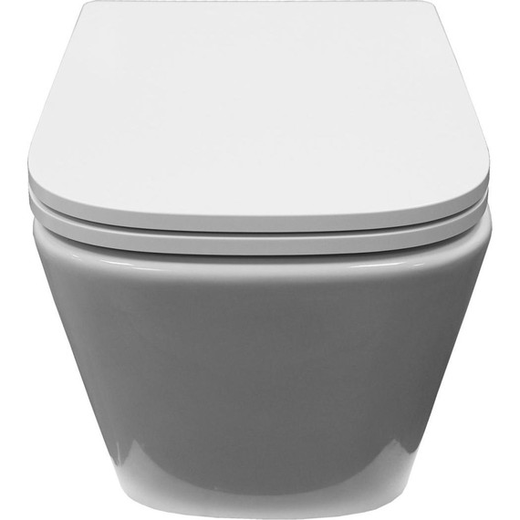 Унитаз подвесной безободковый Azario Armonia AZ-2403 с крышкой микролифт (Система смыва торнадо) - фото 3