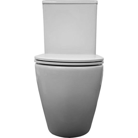 Унитаз-компакт безободковый Azario Verona AZ-8301 с крышкой микролифт (система смыва Торнадо) - фото 10