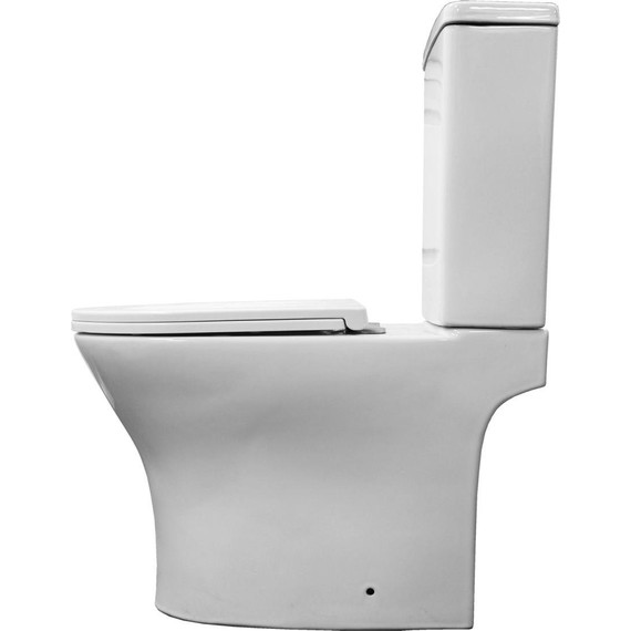 Унитаз-компакт безободковый Azario Tesoro AZ-8501 с крышкой микролифт (система смыва Торнадо) - фото 12