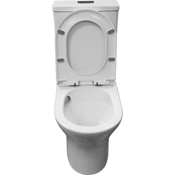 Унитаз-компакт безободковый Azario Tesoro AZ-8501 с крышкой микролифт (система смыва Торнадо) - фото 5