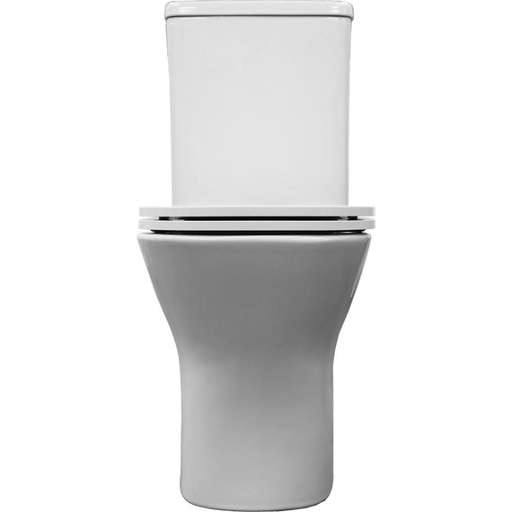 Унитаз-компакт безободковый Azario Milagro AZ-8502 с крышкой микролифт (система смыва Торнадо) - фото 11