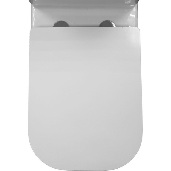 Унитаз-компакт безободковый Azario Milagro AZ-8502 с крышкой микролифт (система смыва Торнадо) - фото 9