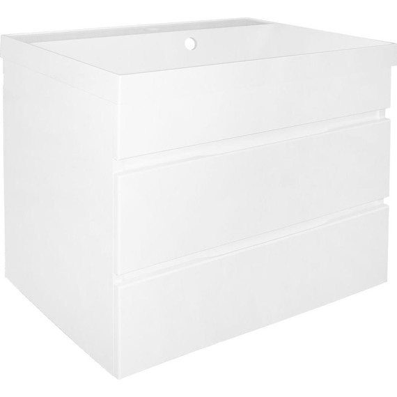 Тумба подвесная с раковиной Azario Эстима 60/2 60 см CS00094582 - фото 4